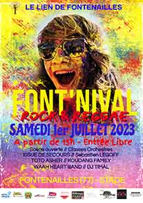 IDS, Issue De Secours, les plus grands tubes pop rock francais et des compositions personnelles au festival Font'Nival