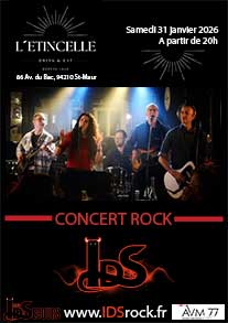 IDS, Issue De Secours, du rock pour la soirée au Beer's Corner
